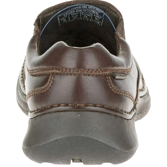 Hush Puppies Moyen Brown slip on US 10 Leather LunarII - Picture 9 of 16